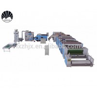 Nonwoven polyester needle felt making machine , needle punching felt production line